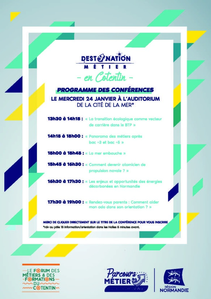 Destination métiers - Cherbourg Conférences 240124 VF