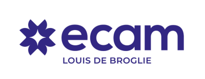 Logo étoile et écriture bleu